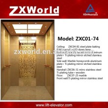 Elevador de Passageiros - Série Hotel ZXC01-74 Design Luxuoso