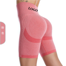 Gym Women's Skinny Seamless Yoga Shorts Custom