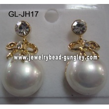 shell pearl earrings woman jewelry