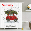 Cheap Christmas Shower Curtain