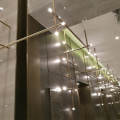 Candelabro moderno do lobby de hotel com contas de bolha lustre