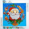 Garland Santa Claus Diamond Painting 30*30