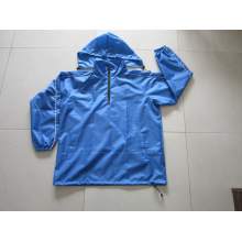 Jaqueta Windbreaker dos homens / jaqueta de esportes ao ar livre com capa