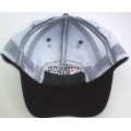 Embroidered 6 panel cotton twill custom mesh trucker hats