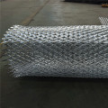 Aluminum Expanded Curtain Wall Metal Mesh Flattened