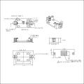 CR2450 Holder with Surface Mount leads Tape/Reel Packing