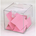 Clear Vote Box Acrylic Charity Collection Tins