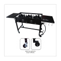 Auto Ignition Triple Propane Burner Stove With Wheels