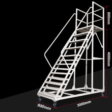 Mobile Platform Ladder Seventeen-step Climbing Ladder