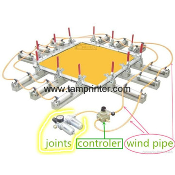 TSM-Cl1 Tamprinter simples tela pneumático máquina estirando