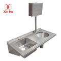 stainless steel sluice hopper sink in Lab