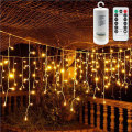 Battery Waterproof Wall Fairy Led Icicle Light