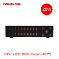 USB 20 Port Charger 400W Supplies 2.4A Charge