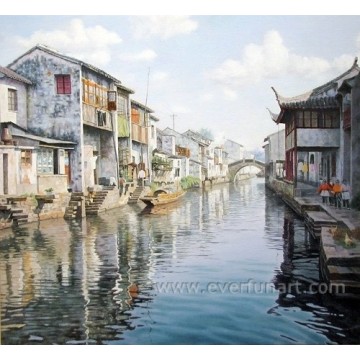 Wall Art Decor Rural Landscape Painting (ESL-114)