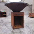Metal Fire Pit Barbecue Grill BBQ