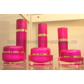 15g 30g 50g Pink Round Shape Acrylic Cosmetic Container