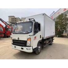 HOWO refrigerated truck with tipper fuction