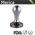 Aço inoxidável metal prata café tamper