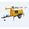 Small Portable Diesel Generator Emergency Lighting Tower