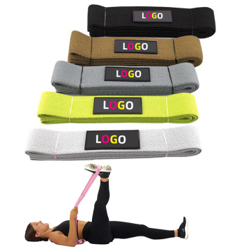 Low Moq Long Tecido Resistance Band Set