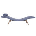 Chaise longue com contorno clássico moderno Z300