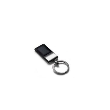 Leather Key Ring, Metal Keychain with PU Leather (GZHY-KA-011)