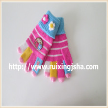 Warm Winter Lady Gloves Gift Jacquard Design