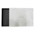 White color silver Foil LOGO Chocolate paper box