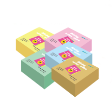 3x3 inch printing logo sticky notes cube