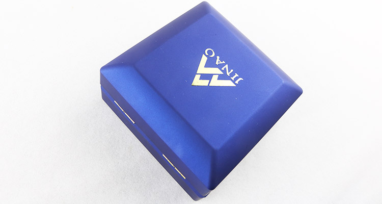 Royal Blue Plastic Bangle Box with LED Light 