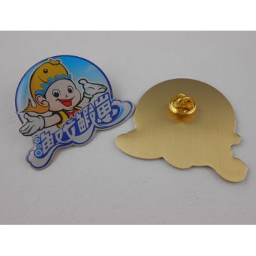 Metal Badge, Cute Lapel Pin, Epoxy-Dripping Badge (GZHY-LP-028)