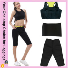 Más tamaño Hot Thermo Lady mujeres sudor sauna sexy adelgazamiento cortador corto yoga fitness neopreno pantalones