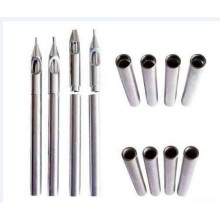 Long Stainless Steel Tattoo Tip With Tube