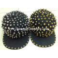 Cotton custom fashion spiked punk cap