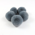 Colorful Faux Rabbit Fur Comfortable Pompom Ball