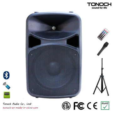 Factory Supply 12 pouces Plastic DJ Speaker avec une bonne qualité