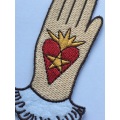 patch de broderie personnalisé amour dans la main pour vêtements