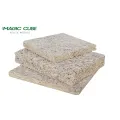 Building material sound absorption wood wool panel