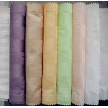 100 % coton tissu teint pour la fabrication de drap de lit
