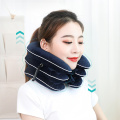 inflatable cervical vertebra retractor neck traction device