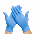 Gants en nitrile jetables médicaux blancs bleus sans poudre