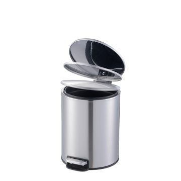 Bathroon Round Step Trash Can