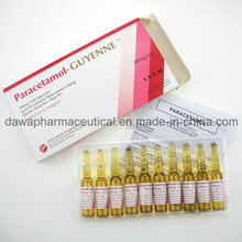 Injection de traitement de la fièvre élevée 300mg / 2ml Injection de paracétamol