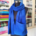 100%polyester fleece sports scarf