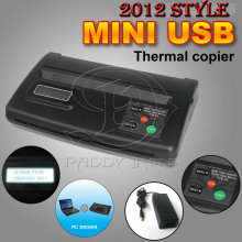 Machine de tatouage de copieur thermique noir LCD Mini USB