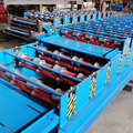 Double Layer Trapezoid Wall Panel Roll Forming Machine