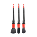 SGCB 3 Pcs Pro Soft Car Detailing Brush Set - Boars Hair Polyester Static Duster Brush Mix Kit Anti-Chemical Scratch Free