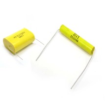 1.8UF 10% 400VDC tipo Axial Capacitor de filme de poliéster metalizado 3.3UF / 250V Cl20