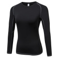 Dry Fit Kompressions-Langarmshirt für Damen