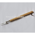 Long Wooden Handle BBQ Fork Barbecue Turning Fork